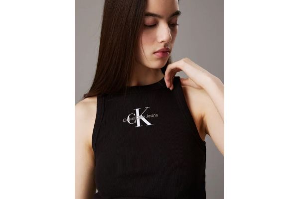 Γυναικείο Monologo Tank Top Μαύρο Calvin Klein J20J225301-BEH