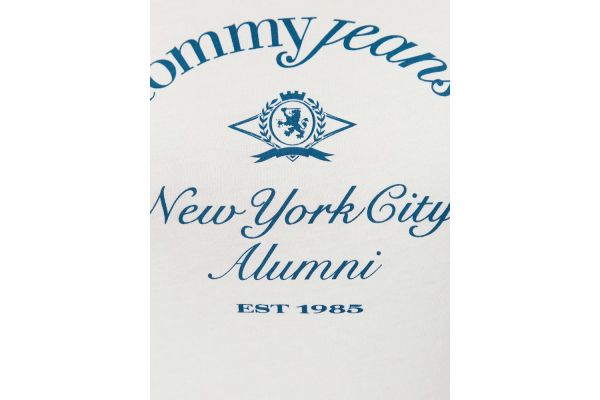 Γυναικείο Crest NYC T-shirt Εκρού Tommy Jeans DW0DW20323-YBH