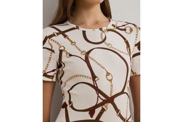 Γυναικείο Alli T-shirt Εκρού Ralph Lauren 200963888001-100