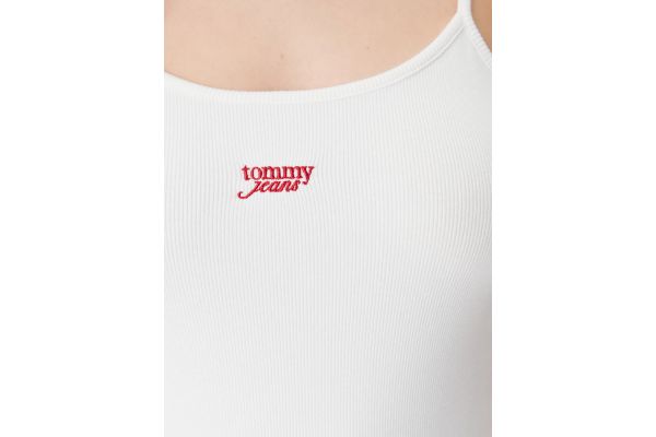 Γυναικείο Αμάνικο Φόρεμα Λευκό Tommy Jeans DW0DW20330-YBH