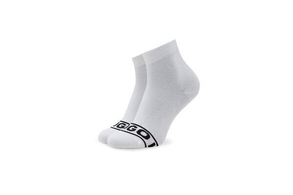 Women's White 2P SH Logo CC Socks Hugo 50469291-100