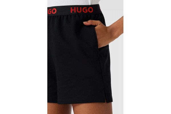 Women's Black Sporty Logo Shorts Hugo 50520498-001