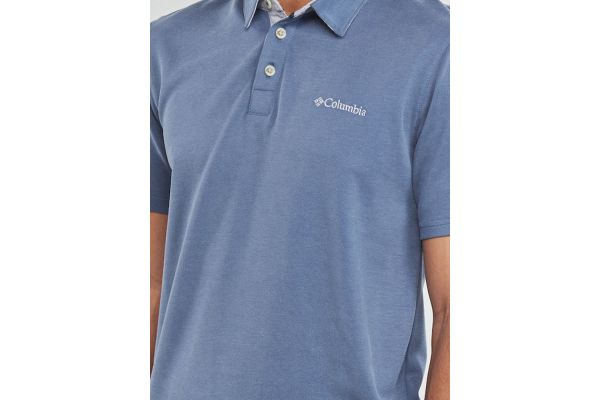 Men's Blue Nelson Point Polo Columbia 1772721-478 Columbia 1772721-478