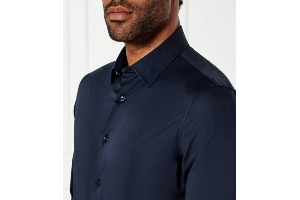 Ανδρικό Πουκάμισο Navy Μπλε Michael Kors CB9409T4CZ-401