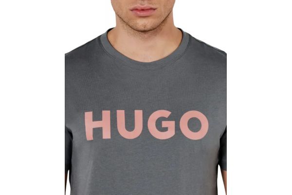Men's Grey Dulivio T-Shirt Hugo 50467556-086