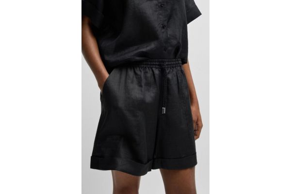 Γυναικείο C_Tanjina Σορτς Μαύρο Boss 50537924-001