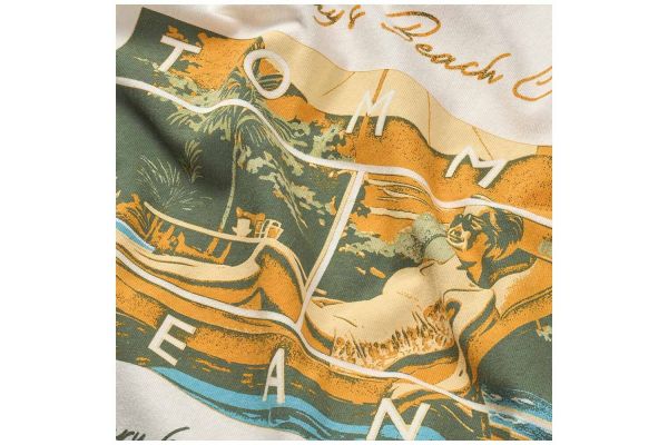 Men's White Tjm Rlx Beach Club Graphic Tee Tommy Jeans DM0DM21387-YBH