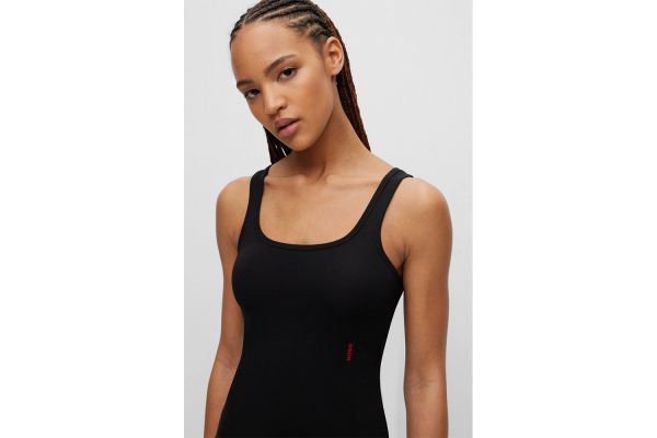 Γυναικείο Σετ Φανελάκια 2 Τεμάχια Μαύρα Hugo 50469682-001