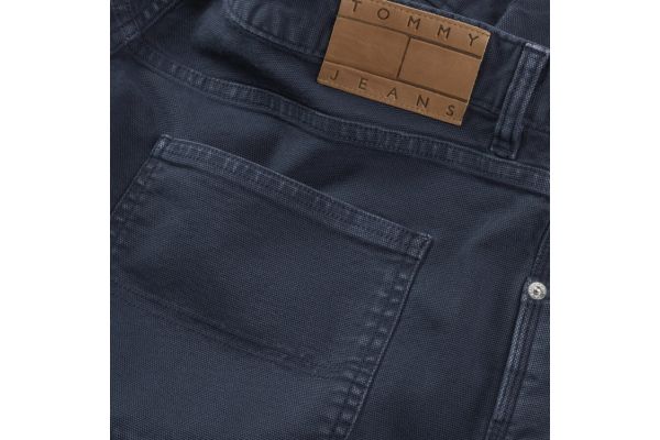 Men's Navy Blue Tjm Jaimie Canvas Carpenter Short Tommy Jeans DM0DM21951-C1G