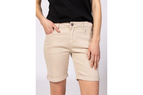 Women's Beige Wamotas25 Shorts Heavy Tools T48001-SAND