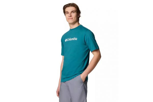 Ανδρικό CSC Basic Logo T-shirt Πετρόλ Columbia 1680053-364