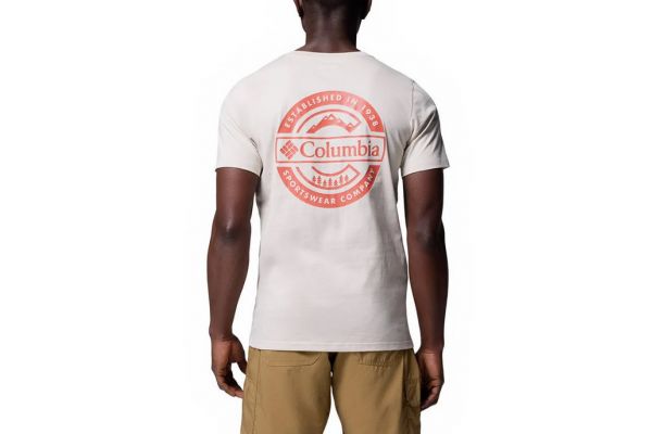 Ανδρικό Rapid Ridge II T-shirt Εκρού Columbia 1934824-279