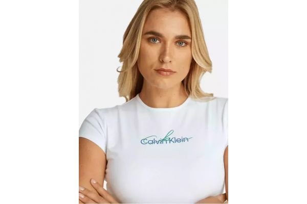 Γυναικείο T-shirt Λευκό Calvin Klein LV047B828G-YAA
