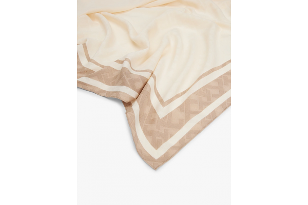 Women's Beige Elevated Chic Texture Square Scarf Tommy Hilfiger AW0AW17144-AA8