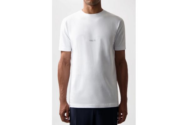 Men's White Logo Slim T-Shirt BALR. B1112 1280-WHITE