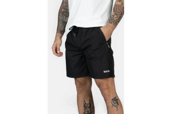 Men's Black BALR. Classic Swim Shorts B1451 1033-BLACK