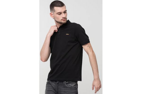 Ανδρικό Polo Μαύρο S.Oliver 2164768-99D2