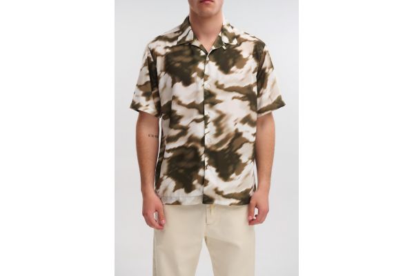 Ανδρικό Κοντομάνικο Πουκάμισο Χακί Royal Denim SAKAI3568-KHAKI