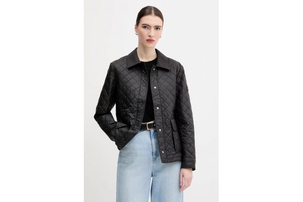 Γυναικείο Μπουφάν Μαύρο Tommy Hilfiger WW0WW45641-BDS