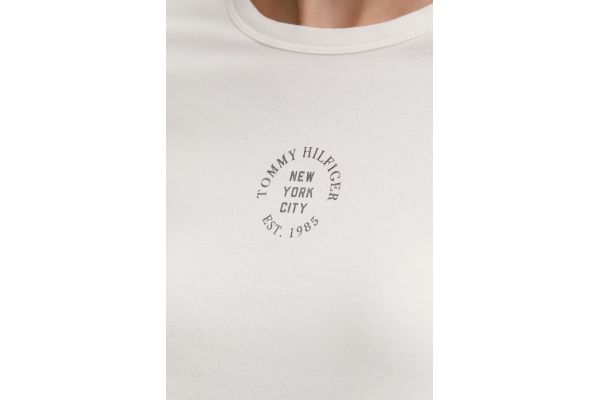 Γυναικείο T-shirt Λευκό Tommy Hilfiger WW0WW45809-YBL