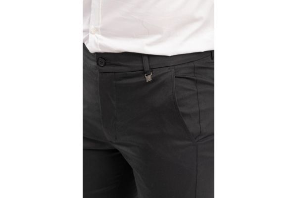 Ανδρικό Παντελόνι Μαύρο Vittorio ALTO-BLACK