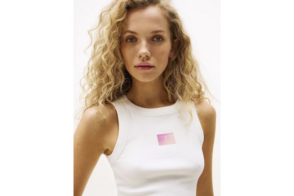 Γυναικείο Slim Tank Top Λευκό Tommy Jeans DW0DW20920-YBL