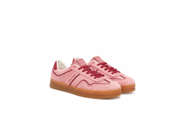 Γυναικεία Δερμάτινα The Greenwich Sneakers Ροζ Tommy Jeans EN0EN02806-TI0