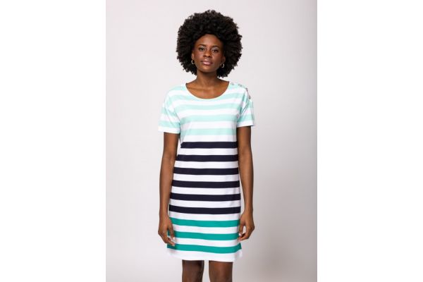 Γυναικείο Ριγέ Vuol Φόρεμα Heavy Tools T23007-SAILOR