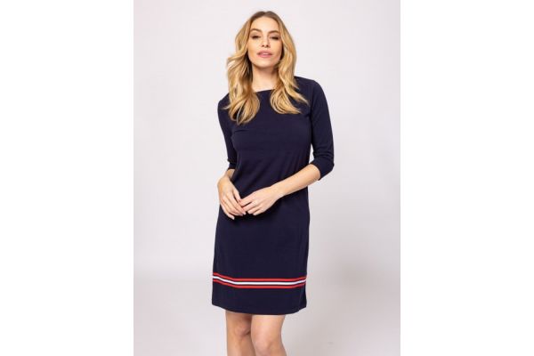 Women's Navy Blue Vumba Dress Heavy Tools T23004-NAVY