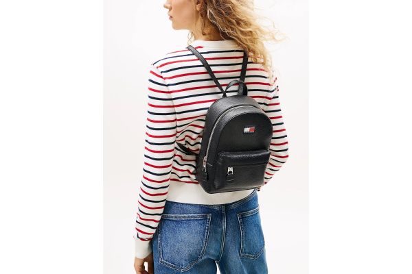 Women's Black Tjw Must Backpack Tommy Jeans AW0AW17823-BDS