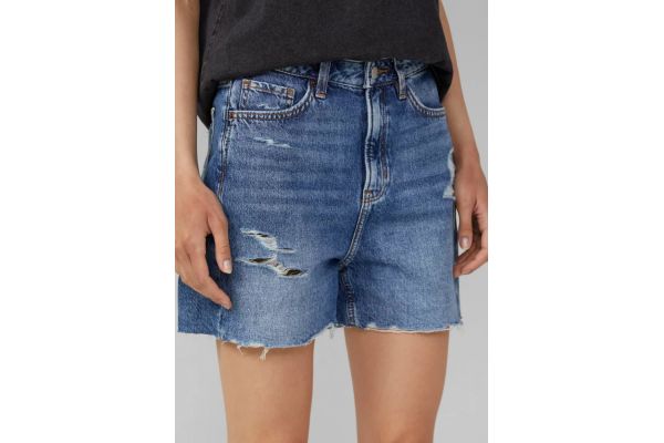 Women's Blue Denim Shorts S.Oliver 2167242-56Y7