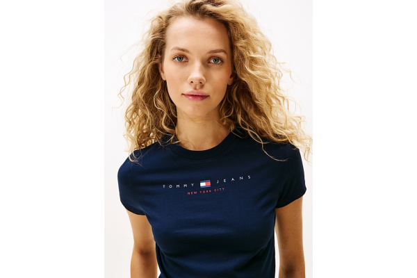 Γυναικείο T-shirt Navy Μπλε Tommy Jeans DW0DW21422-C1G
