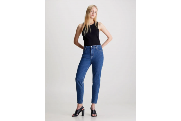 Γυναικείο Mom Τζιν Μπλε Calvin Klein J20J221589-1BJ