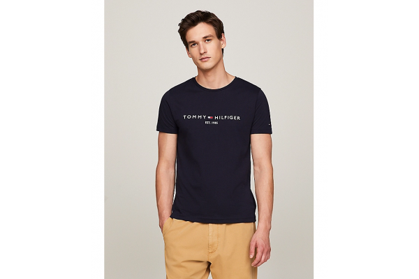 Ανδρικό T-shirt Navy Μπλε Tommy Hilfiger MW0MW11465-403
