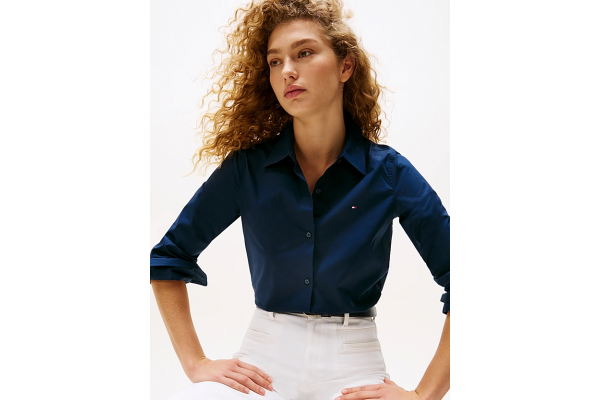 Γυναικείο Πουκάμισο Navy Μπλε Tommy Hilfiger WW0WW43577-02G
