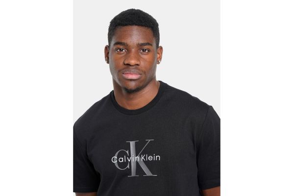 Ανδρικό Hero Monologo T-shirt Μαύρο Calvin Klein LV04RB862G-UB1
