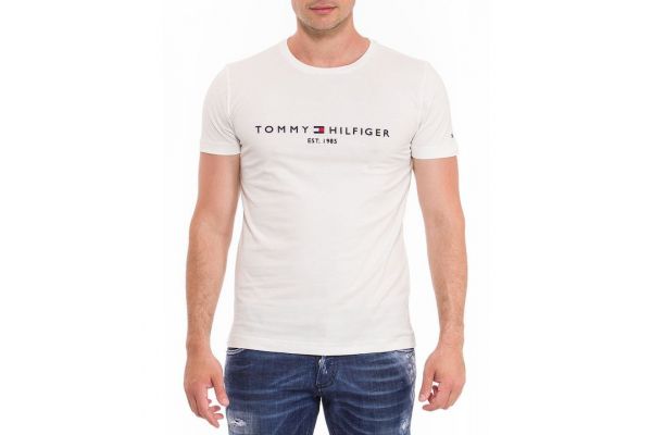 Ανδρικό T-shirt Λευκό Tommy Hilfiger MW0MW11465-118