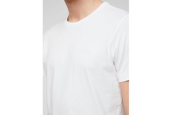 Ανδρικό T-Shirt Λευκό S.Oliver 2057430-0100