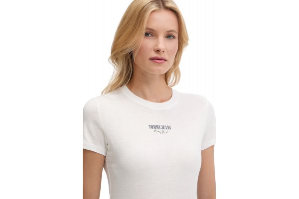 Γυναικείο Slim T-shirt Λευκό Tommy Jeans DW0DW20913-YBL