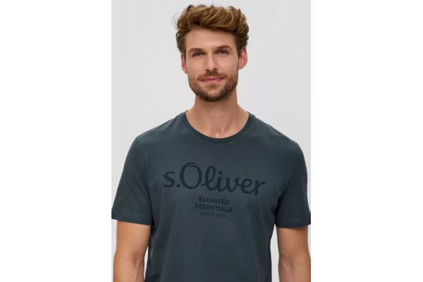 Men's Anthracite T-shirt S.Oliver 2139909-95D2
