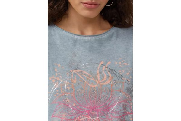 Γυναικείο T-shirt Γαλάζιο S.Oliver 2162987-72D1