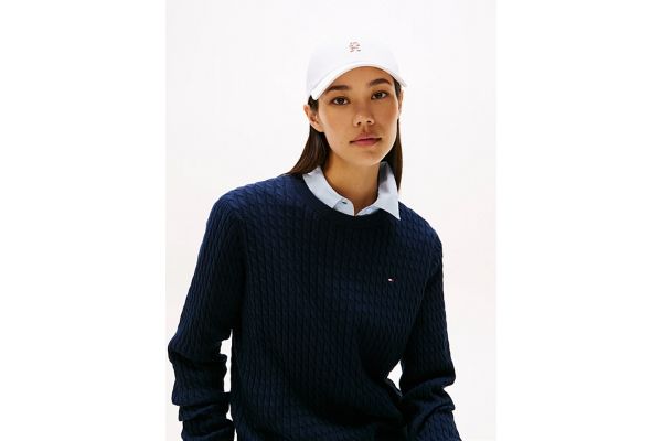 Γυναικείο Καπέλο Λευκό Tommy Hilfiger AW0AW17128-YCF