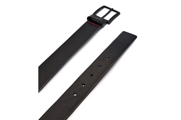 Men's Black Leather Gionio Sz40 Belt Hugo 50385358-001