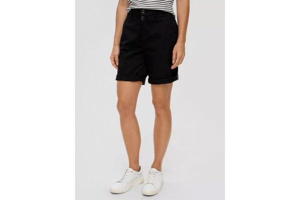 Γυναικείο Σορτς Μαύρο S.Oliver 2163845-9999