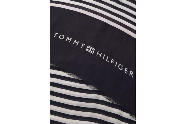 Women's Navy Blue Essential Flag Scarf Tommy Hilfiger AW0AW17142-DW6