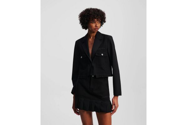 Γυναικείο Σακάκι Μαύρο Karl Lagerfeld Jeans A3W14019-999 BLACK