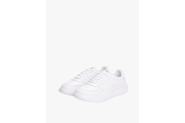 Men's White Lightcup Leather Sneakers Tommy Hilfiger FM0FM05529-YBS