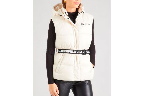 Γυναικείο Γιλέκο Εκρού Karl Lagerfeld Jeans A3W15025-461 PRISTINE Γυναικείο Γιλέκο Εκρού Karl Lagerfeld Jeans A3W15025-461 PRISTINE