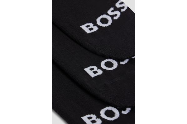 Women's Black 3P AS Logo CC W Socks Boss 50502073-001