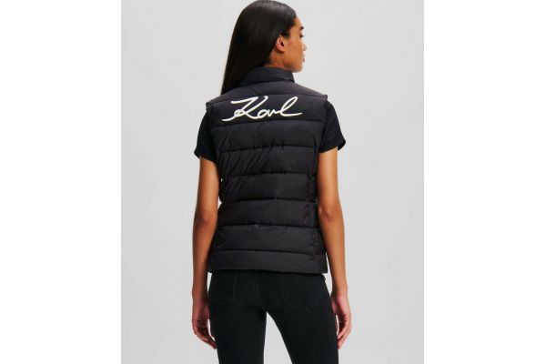 Γυναικείο Γιλέκο Μαύρο Karl Lagerfeld A1W15048-999 BLACK